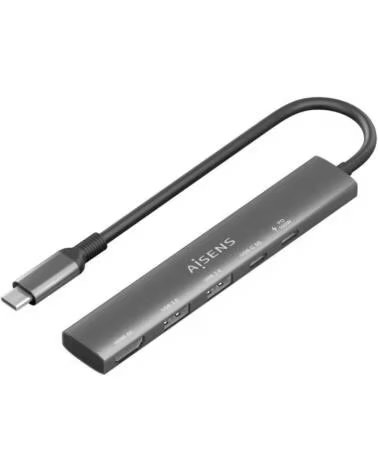 AISENS Docking USB Tipo-C ASUC-5P022-GR- 1xHDMI 4K- 2xUSB- 1xUSB Tipo-C- 1xUSB Tipo-C PD- Gris