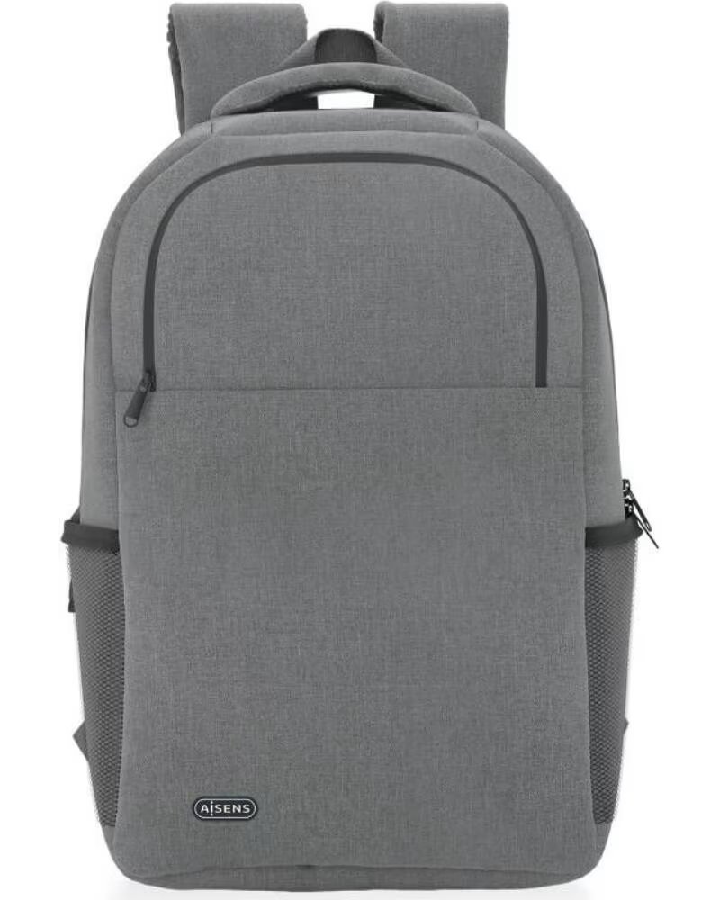 AISENS Mochila Premium ASBG-BP083-GR para Portatiles hasta 15 6- Gris