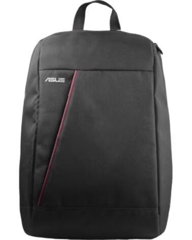 ASUS Mochila Nereus para Portatiles hasta 16- Impermeable- Negra y Roja