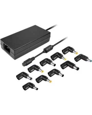 LEOTEC Cargador de Portatil Notebook- 120W- Automatico- 10 Conectores- Voltaje 12-20V