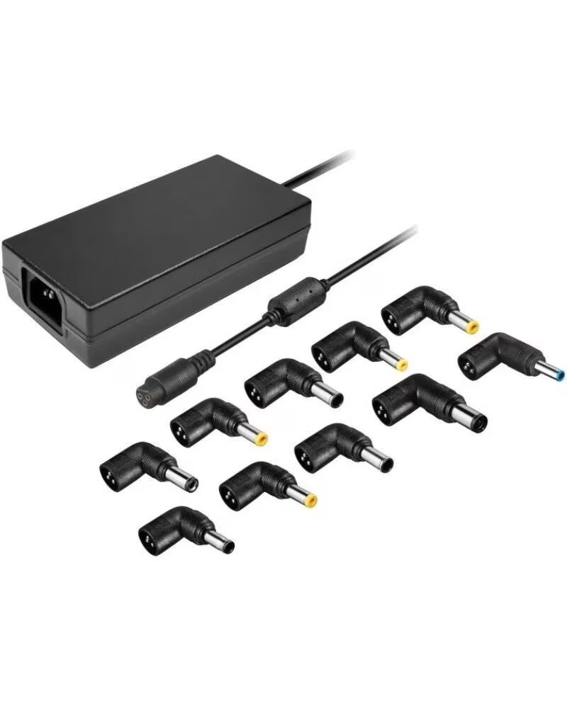 LEOTEC Cargador de Portatil Notebook- 120W- Automatico- 10 Conectores- Voltaje 12-20V