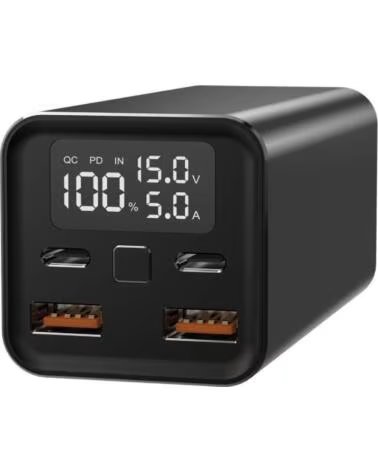 LEOTEC Bateria Externa-Powerbank PowerBank 20000mAh PD- 65W- Compatible con Portatiles