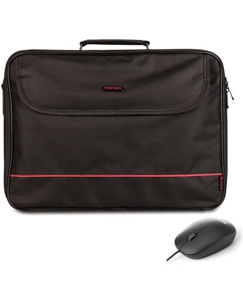 MONRAY Maletin Raton Bureau Kit para Portatiles hasta 16- Negro