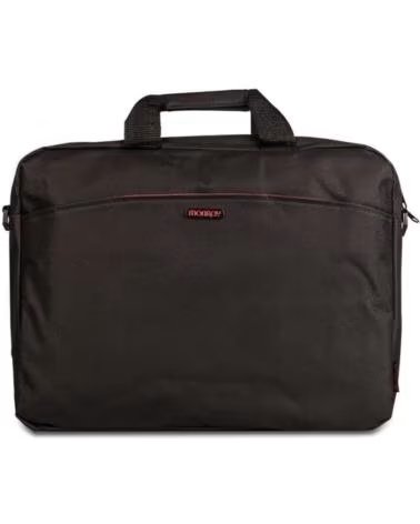 MONRAY Maletin Enterprise para Portatiles hasta 15 6- Negro- Rojo