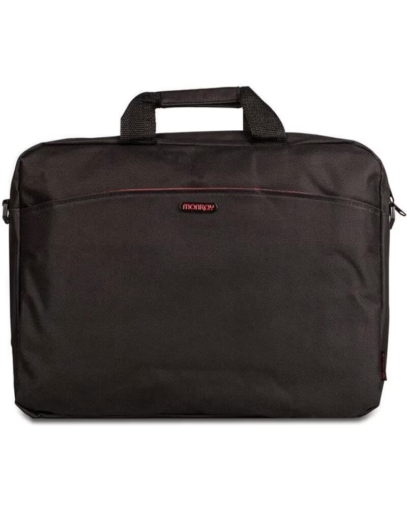MONRAY Maletin Enterprise para Portatiles hasta 15 6- Negro- Rojo