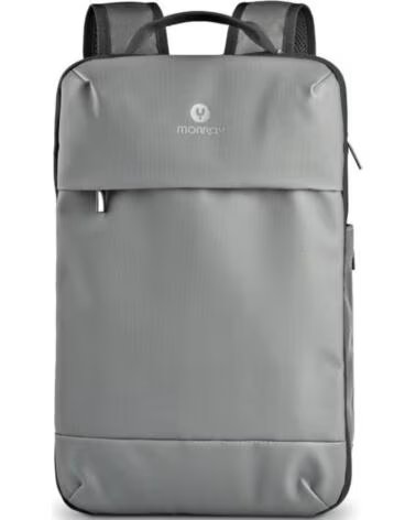 MONRAY Mochila Expansible NGS Sacks Horizon para Portatiles hasta 14- Impermeable- Gris