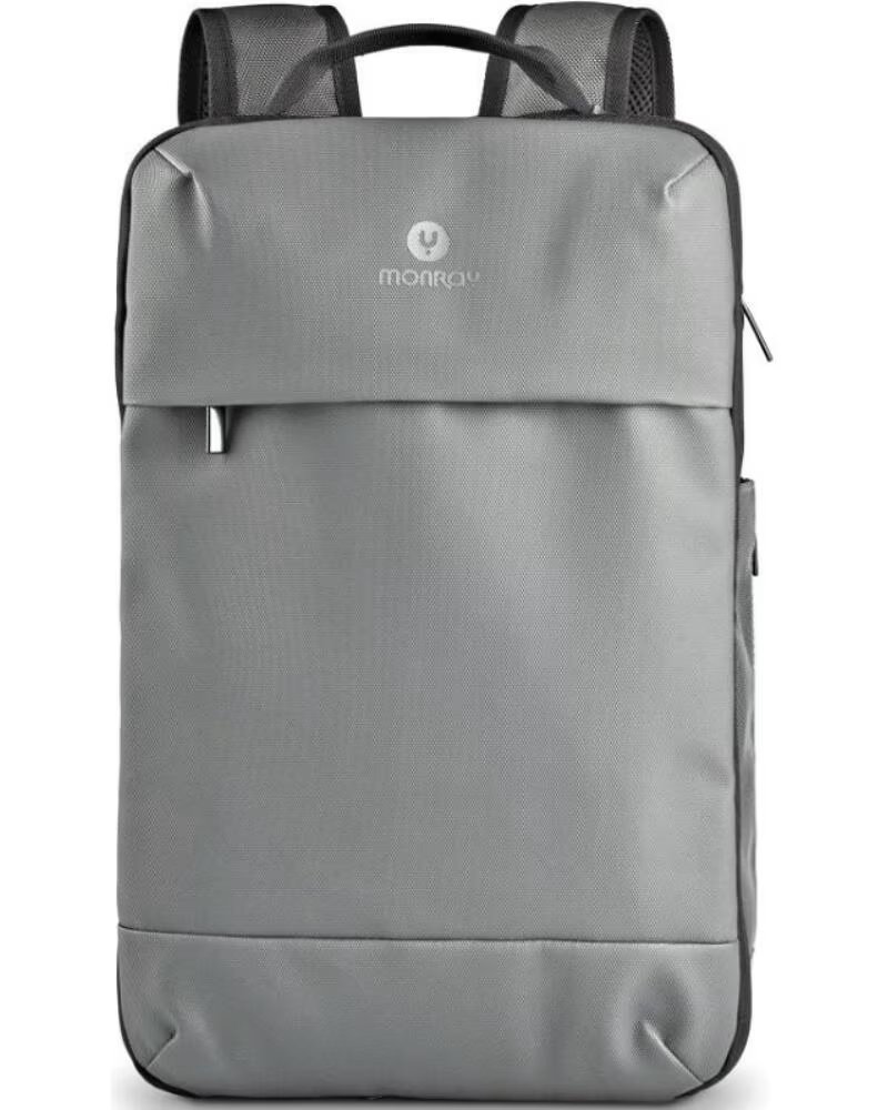 MONRAY Mochila Expansible NGS Sacks Horizon para Portatiles hasta 14- Impermeable- Gris
