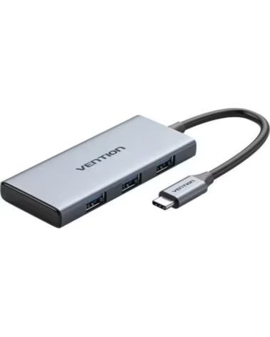 VENTION Docking USB Tipo-C TOOHB- 1xHDMI 4K- 3xUSB- 1xLector Tarjetas- Gris