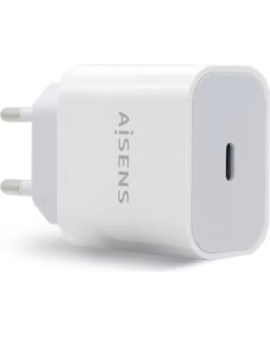 AISENS Cargador de Pared A110-0537- 1xUSB Tipo-C- 20W
