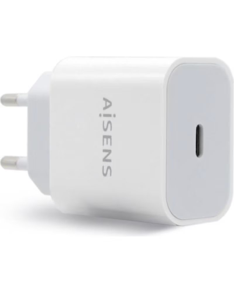 AISENS Cargador de Pared A110-0537- 1xUSB Tipo-C- 20W
