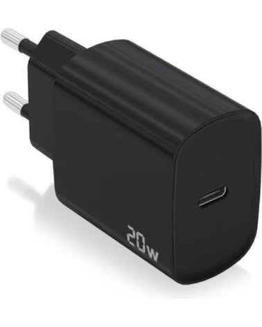 AISENS Cargador de Pared A110-0753- 1xUSB Tipo-C- 20W