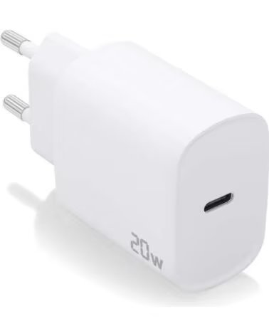 AISENS Cargador de Pared A110-0752- 1xUSB Tipo-C- 20W