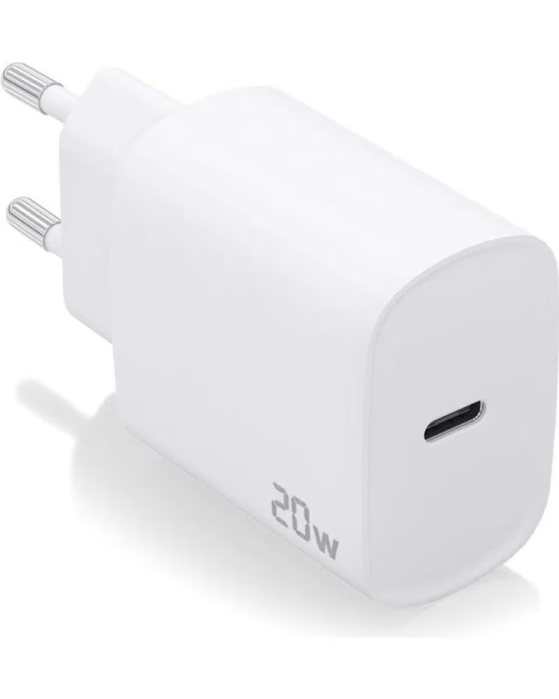 AISENS Cargador de Pared A110-0752- 1xUSB Tipo-C- 20W