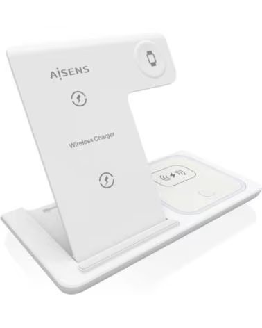 AISENS Base de carga Inalambrica ASCH-15W3WC044-W- 15W