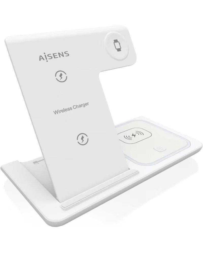 AISENS Base de carga Inalambrica ASCH-15W3WC044-W- 15W