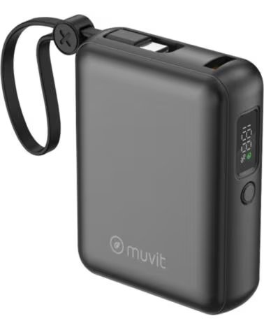 MUVIT Powerbank 10000mAh For Change MCCHP0014- 35W- Negra