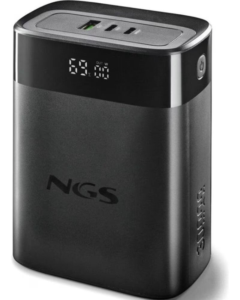 NGS Powerbank 30000mAh TWIX30- 140W- Compatible con Portatiles- Negra
