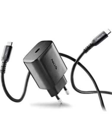 NGS Cargador de Pared GaN Bud 45W- 1xUSB Tipo-C- 45W