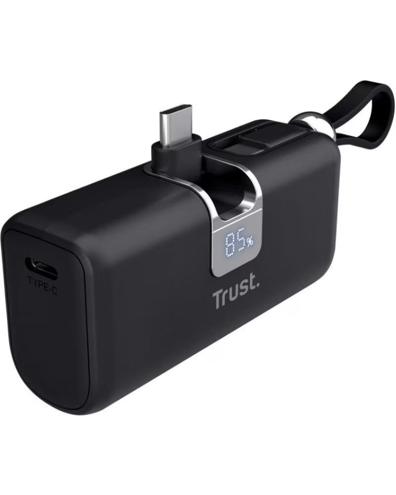 TRUST Powerbank 5000mAh Pacto 26104- 18W- Negra