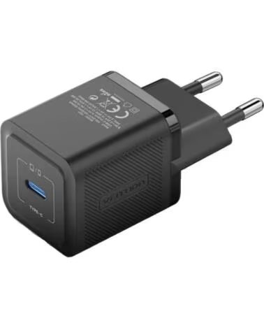 VENTION Cargador de Pared GaN FEPB0-EU- 1xUSB Tipo-C- 20W