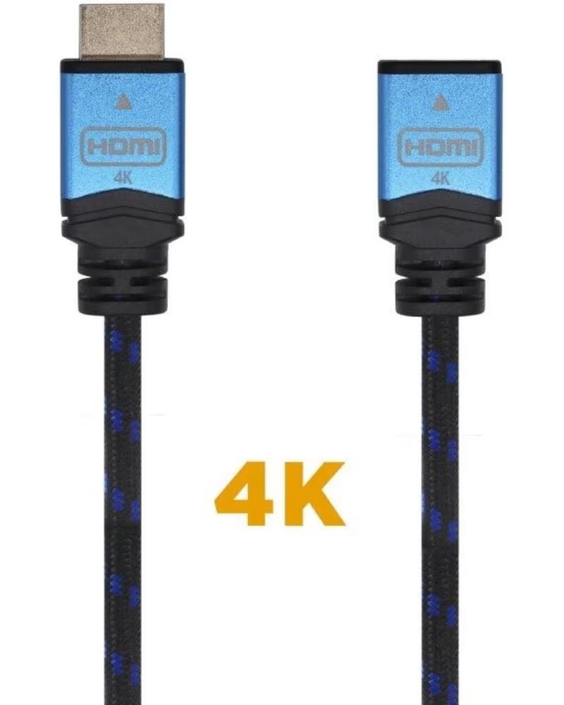 AISENS CAVO PROLUNGA HDMI A120-0454 MASCHIO A FEMMINA 3M NERO E BLU