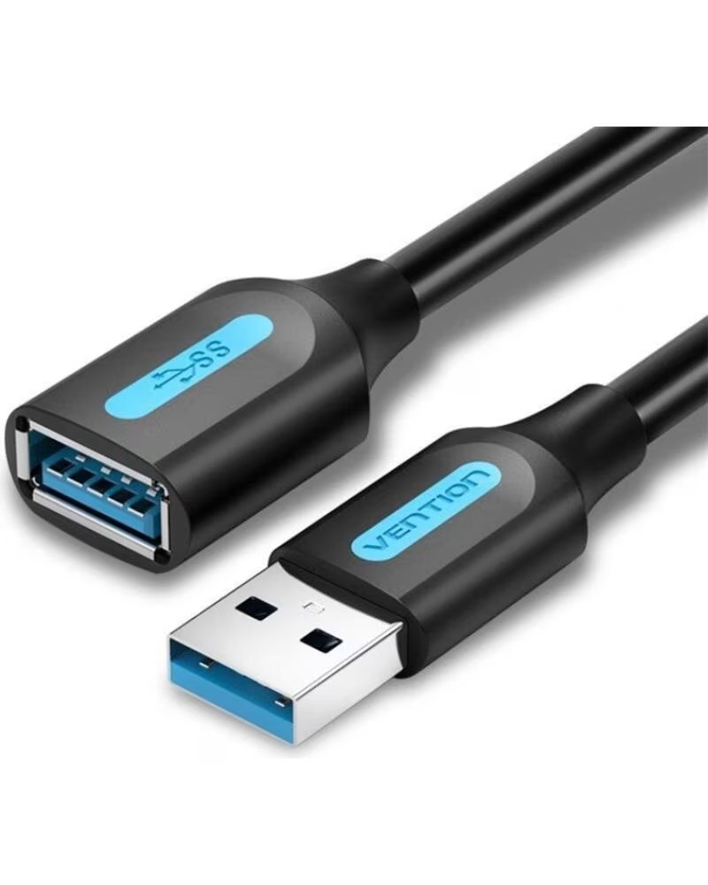 VENTION Cable Alargador USB 3 0 CBHBI- USB Macho - USB Hembra- 5Gbps- 3m- Negro