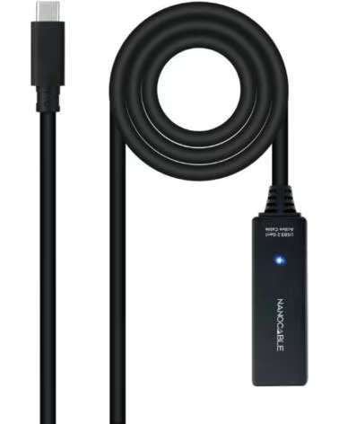 NANO CABLE Cable prolongador nanocable con amplificador usb 3 2 gen1 usb - c - m - usb - c - h 5m alargador