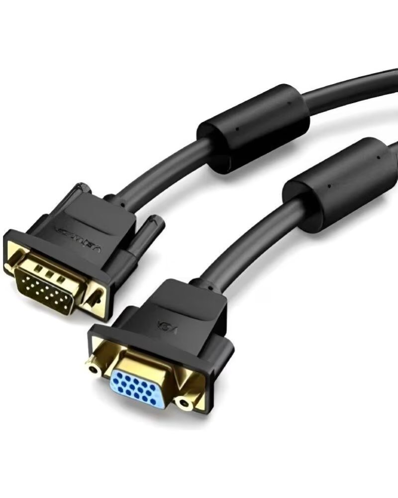 VENTION SVGA DAGBI VERLÄNGERUNGSKABEL VGA STECKER BUCHSE 3M SCHWARZ