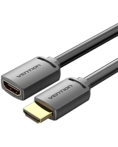 VENTION CABO EXTESSOR HDMI 4K AHCBD MACHO FÊMEA 50CM PRETO