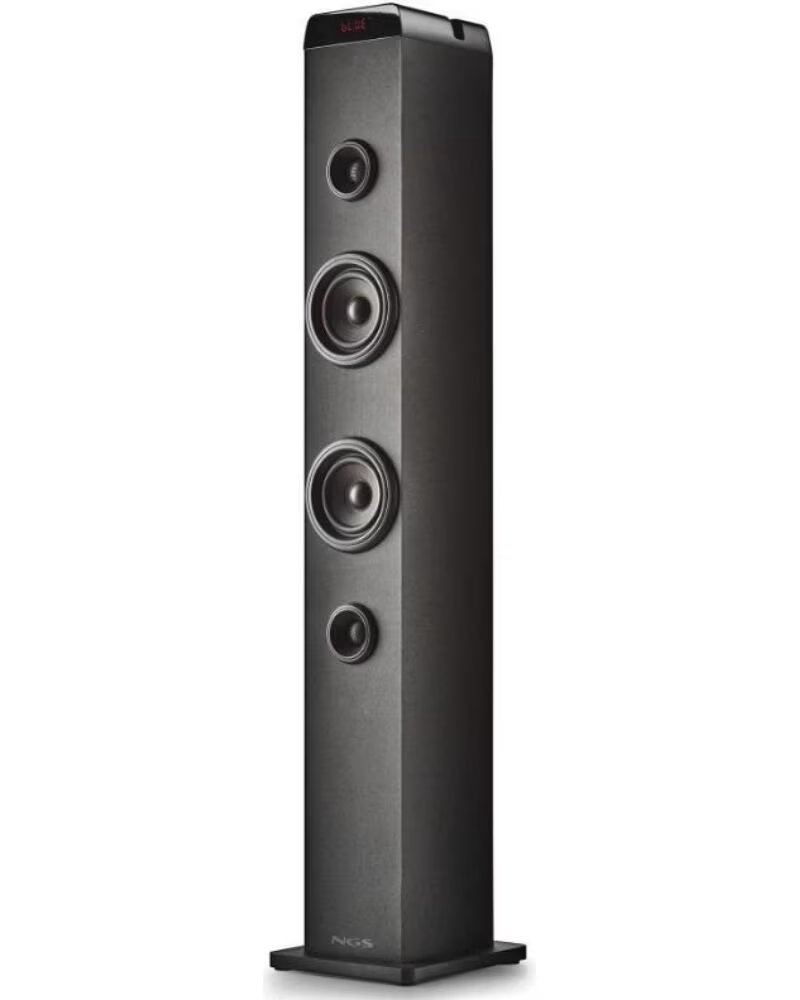 NGS Torre de Sonido con Bluetooth SKY CHARM PRO- 80W- 2 0- Negra