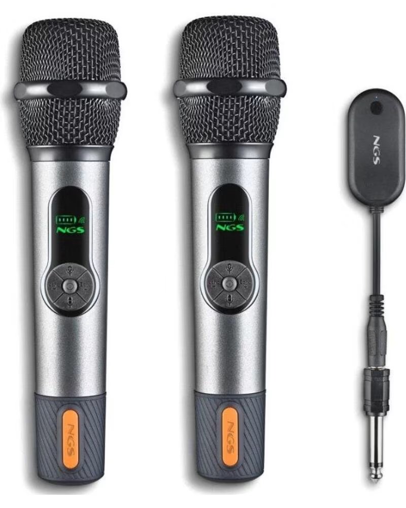 NGS SINGER STAR DUO 2ER PACK DYNAMISCHE KABELLOSE MIKROFONE