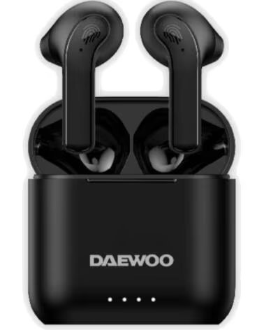 DAEWOO Auriculares Bluetooth DW2020 con estuche de carga- Autonomia 5h- Negros