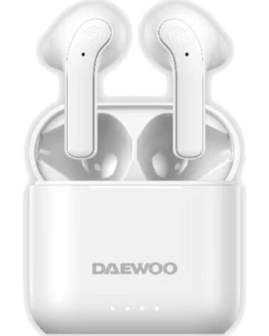 DAEWOO Auriculares Bluetooth DW2021 con estuche de carga- Autonomia 5h- Blancos