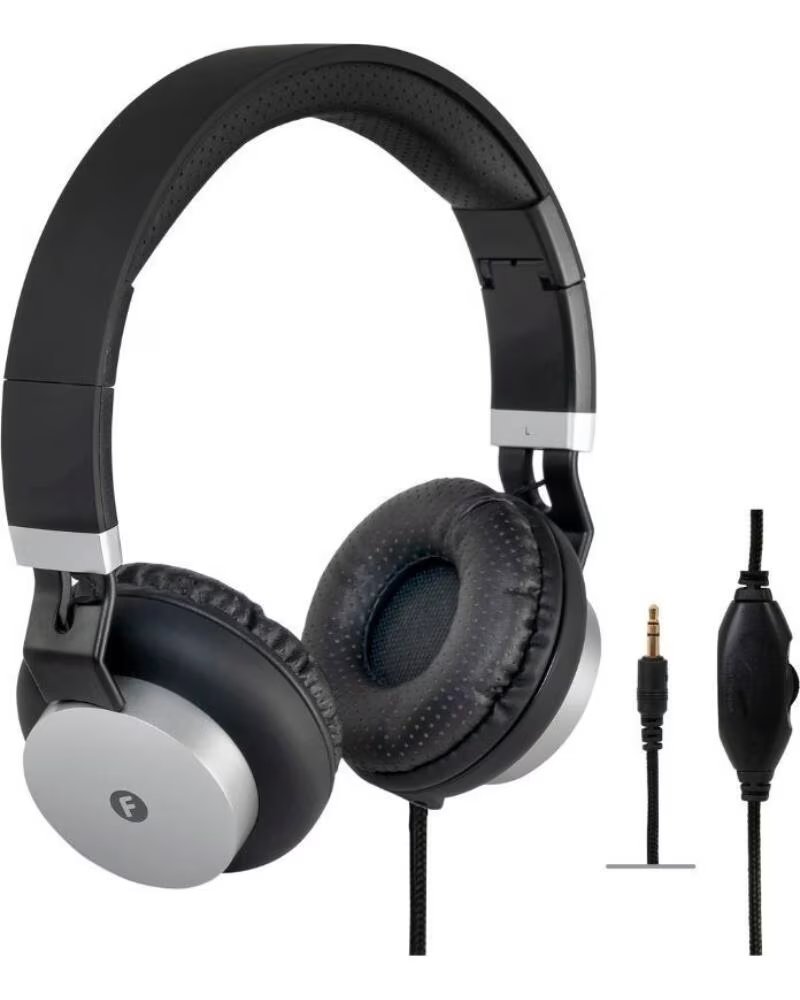 FONESTAR Auriculares TV-PHONES- Jack 3 5- Negros