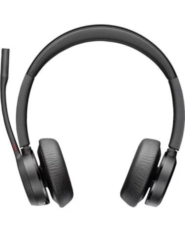 POLY Auriculares Inalambricos Voyager 4320 para Microsoft Teams Adaptador BT700- con Microfono- Bluetooth- Negros