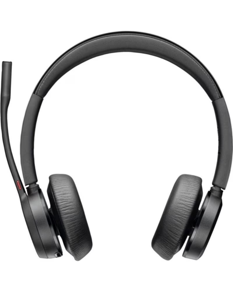 POLY KABELLOSER KOPFHÖRER VOYAGER 4320 BT700 ADAPTER LADESTATION MIT MIKROFON BLUETOOTH SCHWARZ