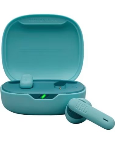 JBL Auriculares Bluetooth Wave Flex con estuche de carga- Autonomia 10h- Azules