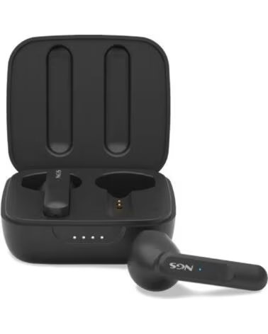 NGS Auriculares Bluetooth Artica Move con estuche de carga- Autonomia 7h- Negros