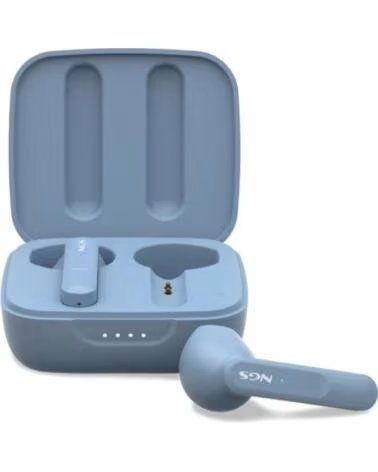 NGS Auriculares Bluetooth Artica Move con estuche de carga- Autonomia 7h- Azules