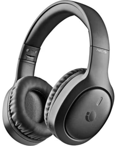 NGS Auriculares Inalambricos Artica Tempest- con Microfono- Bluetooth- Negros