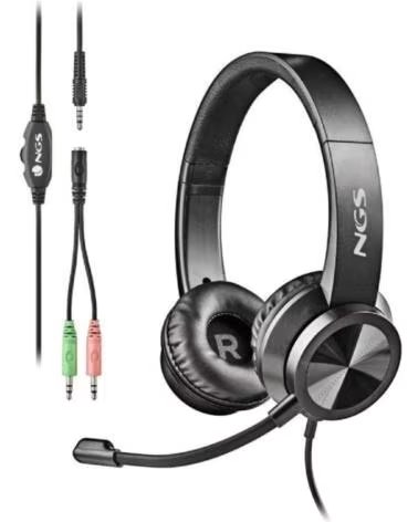 NGS Auriculares MSX 11 Pro- con Microfono- Jack 3 5- Negros