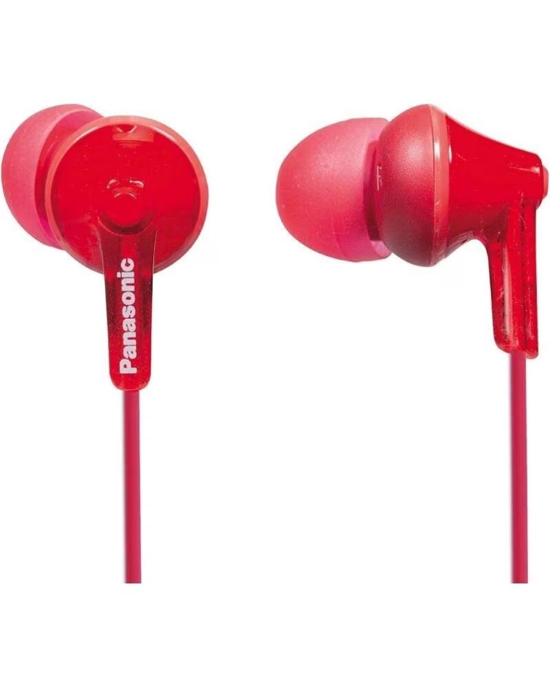 PANASONIC Auriculares Intrauditivos RP-HJE125- Jack 3 5- Rojos