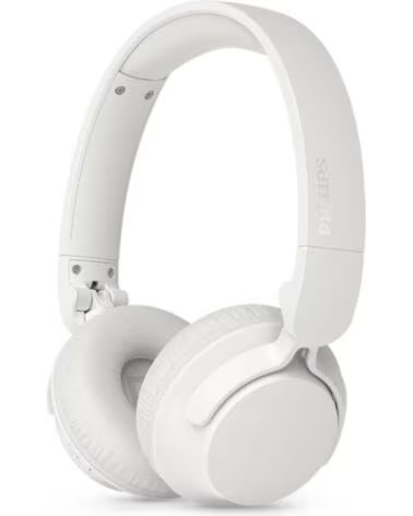 PHILIPS Auriculares Inalambricos TAH4500WT- con Microfono- Bluetooth- Blancos