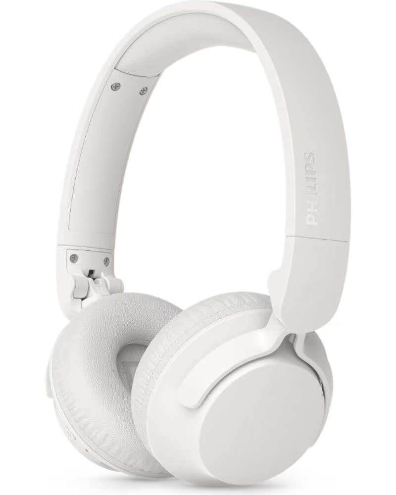 PHILIPS Auriculares Inalambricos TAH4500WT- con Microfono- Bluetooth- Blancos