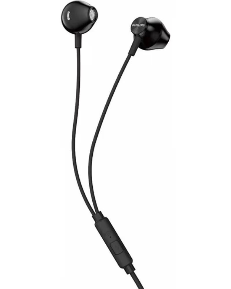 PHILIPS Auriculares Intrauditivos con microfono TAUE101BK-00- Jack 3 5- Negros