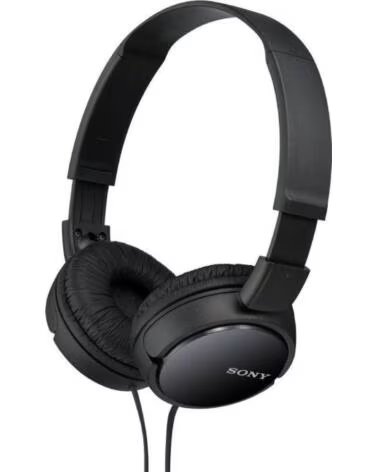 SONY Auriculares MDR-ZX110B- Jack 3 5- Negros