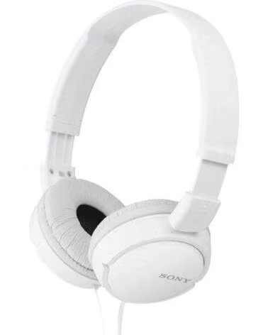SONY Auriculares MDR-ZX110W- Jack 3 5- Blancos