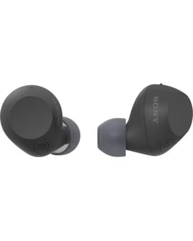 SONY Auriculares Bluetooth WF-C710N con estuche de carga- Autonomia 12h- Negros