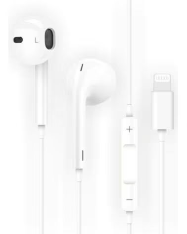 TECH ONE TECH Auriculares Intrauditivos earTECH HIP TEC1201- con Microfono- Lightning- Blancos