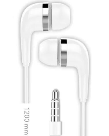 TECH ONE TECH Auriculares Intrauditivos Tech One TEC2905- con Microfono- Jack 3 5- Blancos